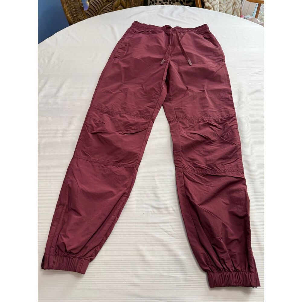 Lacoste Men’s Maroon Windbreaker Pants Size 36